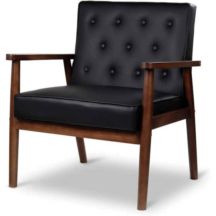 Corrigan Studio® Lakeysa Faux Leather Accent Chair Wayfair Canada
